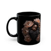 Babies in Flowers 11oz Black Mug