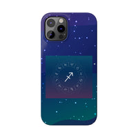 Sagittarius Zodiac Symbol Birth Sign Slim Phone Case