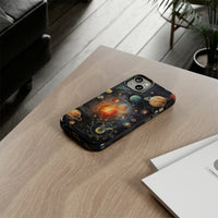 Mystical Galaxy & Taurus Zodiac Cell Phone Tough Case