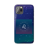 Leo Zodiac Symbol Birth Sign Slim iPhone Case