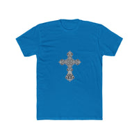 Celtic Cross Ornate Men's Cotton Crew Tee