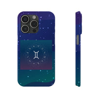 Gemini Zodiac Symbol Birth Sign Slim Phone Case