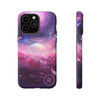 Galactic Renaissance Pink-Tinged Planet Resurgence Tough Case, Personalized