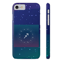 Sagittarius Zodiac Symbol Birth Sign Slim Phone Case