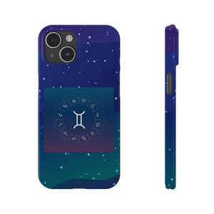 Gemini Zodiac Symbol Birth Sign Slim Phone Case