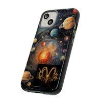 Mystical Galaxy & Aries Zodiac Cell Phone Tough Case