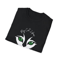 Cat Face in Paisley Unisex Soft Style T-Shirt