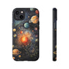 Mystical Galaxy & Capricorn Zodiac Cell Phone Tough Case