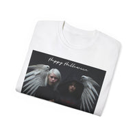 An Angel and a Witch Halloween Unisex Ultra Cotton Tee