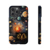 Mystical Galaxy & Aquarius Zodiac Cell Phone Tough Case