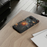 Mystical Galaxy & Aquarius Zodiac Cell Phone Tough Case