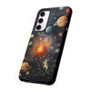 Mystical Galaxy & Virgo Zodiac Cell Phone Tough Case