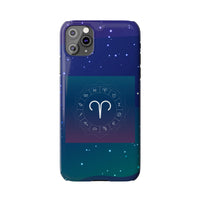 Aries Zodiac Symbol Birth Sign Slim Phone Case