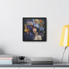 Wild Irises Framed Canvas