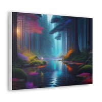 Serene Mystical Forest Canvas Gallery Wraps