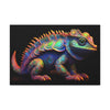 Lizard in Baroque Neon on Canvas Gallery Wraps