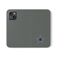 Dallas Football Flip Case, Football Wallet Case, Dallas Cowboys Folio, iPhone, Samsung