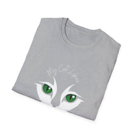 Cat Face in Paisley Unisex Soft Style T-Shirt