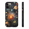 Mystical Galaxy & Sagittarius Zodiac Cell Phone Tough Case