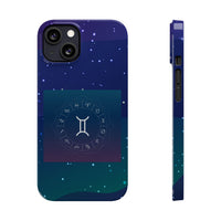 Gemini Zodiac Symbol Birth Sign Slim Phone Case