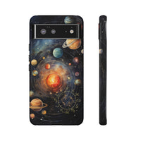 Mystical Galaxy & Pisces Zodiac Cell Phone Tough Case