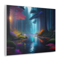 Serene Mystical Forest Canvas Gallery Wraps