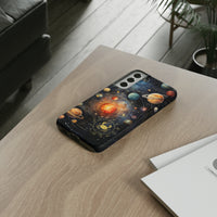 Mystical Galaxy & Cancer Zodiac Cell Phone Tough Case