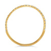 14K Yellow Gold Diamond-Set Wedding Band