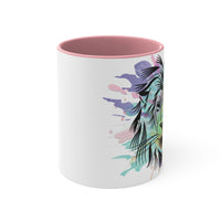 Lion Face in Pastels 11oz Accent Mug