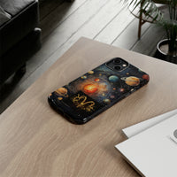 Mystical Galaxy & Aries Zodiac Cell Phone Tough Case