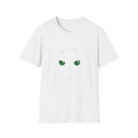 Cat Face in Paisley Unisex Soft Style T-Shirt