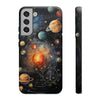 Mystical Galaxy & Libra Zodiac Cell Phone Tough Case