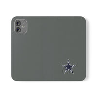 Dallas Football Flip Case, Football Wallet Case, Dallas Cowboys Folio, iPhone, Samsung