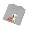 Halloween Puppy Treat Please Unisex Softstyle T-Shirt