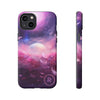 Galactic Renaissance Pink-Tinged Planet Resurgence Tough Case, Personalized