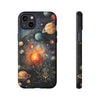 Mystical Galaxy & Gemini Zodiac Cell Phone Tough Case