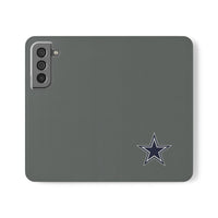 Dallas Football Flip Case, Football Wallet Case, Dallas Cowboys Folio, iPhone, Samsung