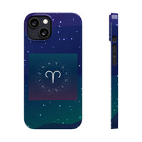 Aries Zodiac Symbol Birth Sign Slim Phone Case