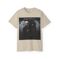 An Angel and a Witch Halloween Unisex Ultra Cotton Tee