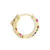 Rainbow Hoop Earrings