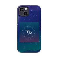 Capricorn Zodiac Symbol Birth Sign Slim iPhone Case