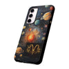 Mystical Galaxy & Aries Zodiac Cell Phone Tough Case