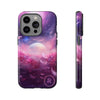 Galactic Renaissance Pink-Tinged Planet Resurgence Tough Case, Personalized