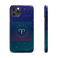 Aries Zodiac Symbol Birth Sign Slim Phone Case