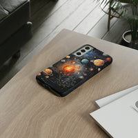 Mystical Galaxy & Libra Zodiac Cell Phone Tough Case