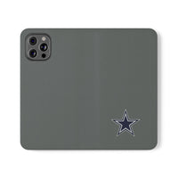 Dallas Football Flip Case, Football Wallet Case, Dallas Cowboys Folio, iPhone, Samsung