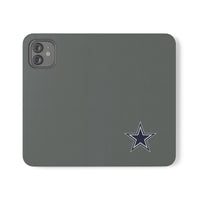 Dallas Football Flip Case, Football Wallet Case, Dallas Cowboys Folio, iPhone, Samsung