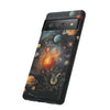 Mystical Galaxy & Taurus Zodiac Cell Phone Tough Case