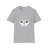 Cat Face in Paisley Unisex Soft Style T-Shirt