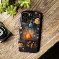 Mystical Galaxy & Aries Zodiac Cell Phone Tough Case